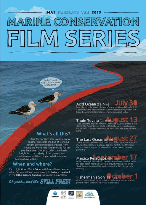 2015 IMAS Marine Conservation Film Series poster