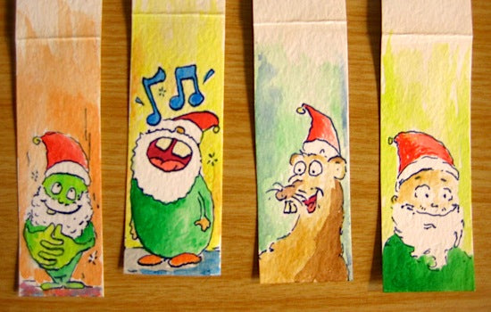 Christmas 2011's swingin' gift tags