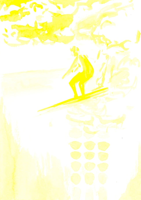"Yellow Hue" - watercolour