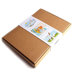 Organic Devolution Animal Life five note card box view of back
