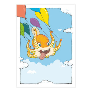 Ballooning for Beginners Note Card
