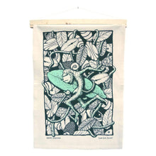 Load image into Gallery viewer, Sumatra Monkey Tea Towel Art Hanging